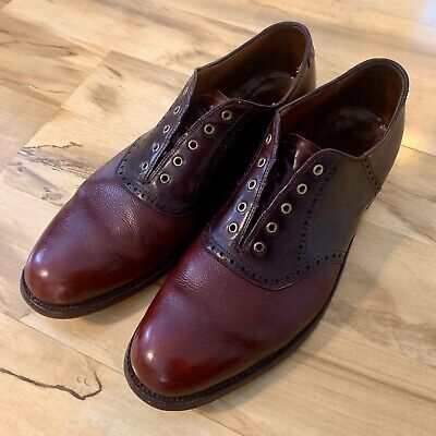Alden 995 Brown Alpine Grain and Color 8 Shell Cordovan Saddle Shoe
