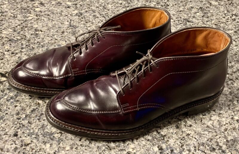 ALDEN 6アイレット　ミニタンカー　ブラウン　D9919C　8 1/2D ALDEN 6アイレット ミニタンカー ブラウン D9919C 8 1/2D