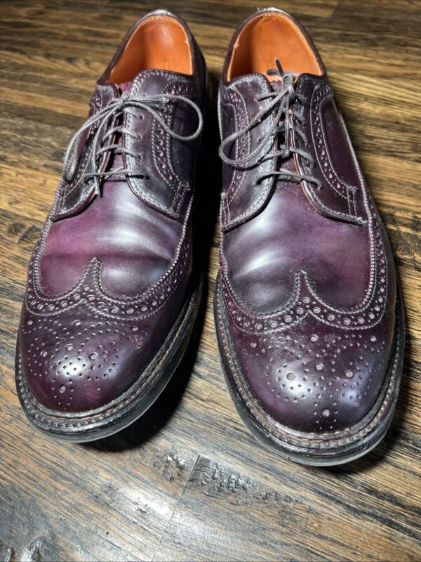 ALDEN 58700 8.5Dロングウイング Alden D7509 | Buy Alden Shell Cordovan Long Wing Blucher in