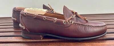 Alden H430 Brown Aniline Camp Mocc Loafer