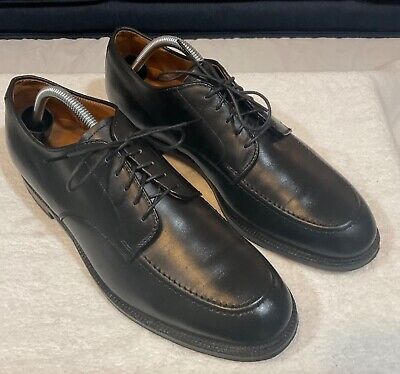 Alden 1114 Black Calfskin Apron Toe Blucher