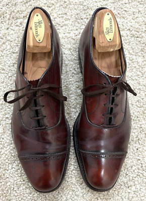 Alden 9158 Brown Calfskin Perforated Straight Tip Bal
