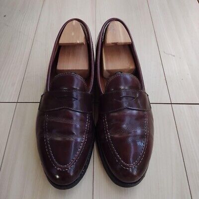 Alden 762 Color 8 Shell Cordovan Full Strap Loafer