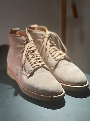 Alden D3807H Milkshake Suede Plain Toe Boot