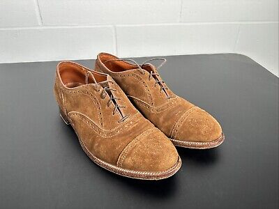 Alden 51670F Snuff Suede Medallion Tip Bal