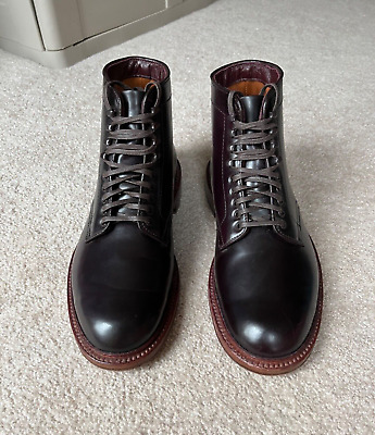 Alden D2812H Color 8 Shell Cordovan Plain Toe Boot
