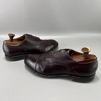 Alden 5583 Burgundy Calfskin Straight Tip Blucher