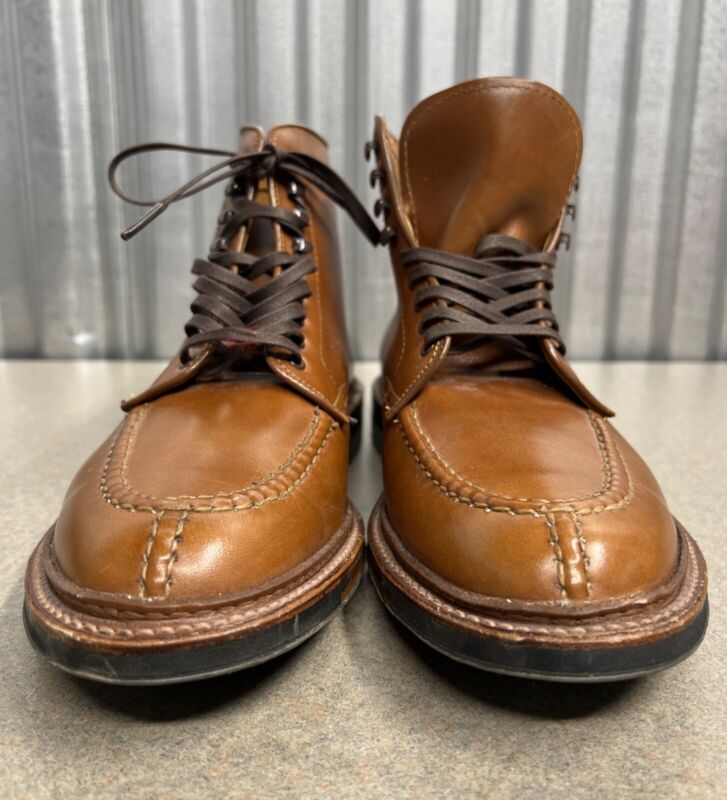 Alden 40208HC Burnished Dark Tan Calfskin NST Tanker Boot