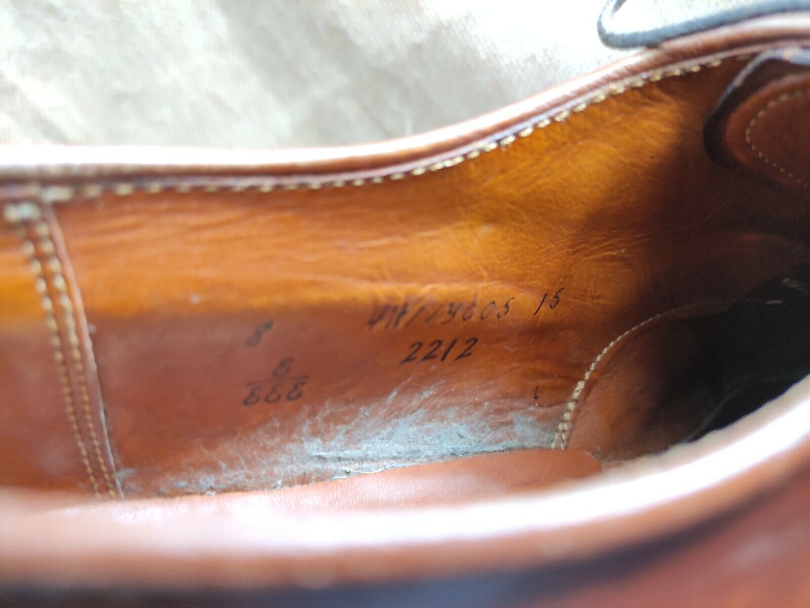 【美品】Alden Whiskey Cordovan NST #2212 Alden 2212 Whiskey Shell Cordovan Norwegian Front Blucher