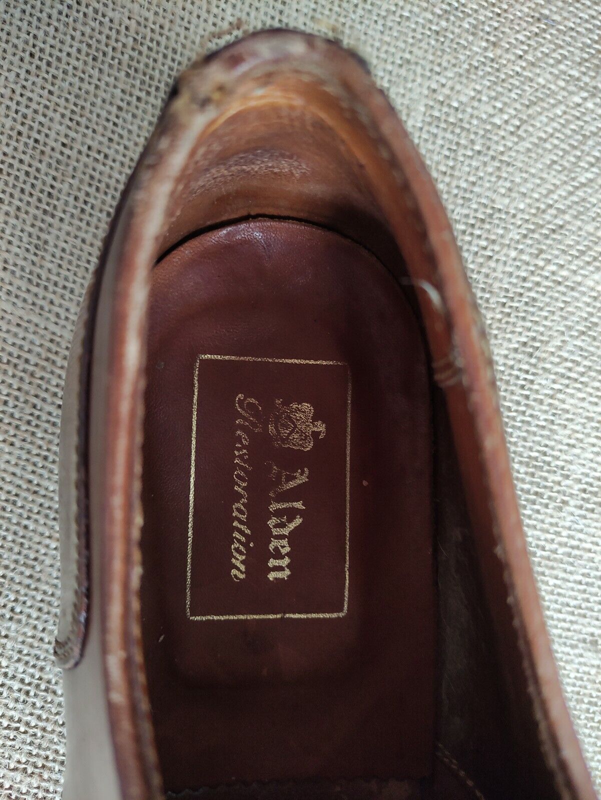 【美品】Alden Whiskey Cordovan NST #2212 Alden 2212 Whiskey Shell Cordovan Norwegian Front Blucher