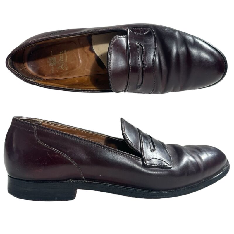 靴 ALDEN #90582 cordovan 9B/D 27cm ALDEN / CORDOVAN PLAIN TOE BOOTS -ARCH EX.- ARCH 南青山