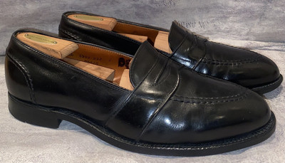 Alden 04510 Black Calfskin Full Strap Loafer
