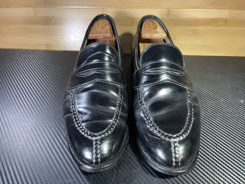 Alden 1045 Color 8 Shell Cordovan Norwegian Split Toe Loafer