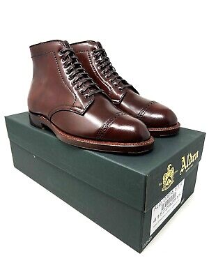 Alden D8832 Color 8 Shell Cordovan Perforated Cap Toe Boot | Alden