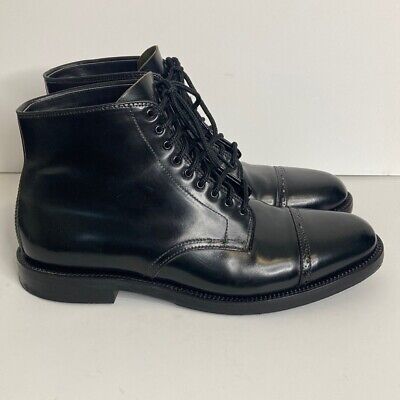 Alden 40751 Black Shell Cordovan Perforated Cap Toe Boot