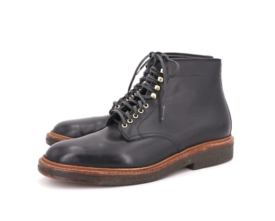 Alden 4515H Black Trapper Calf Plain Toe Boot