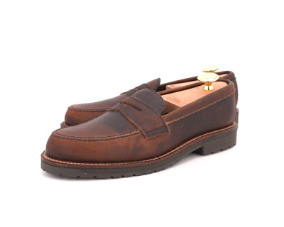 Alden 5730S Dark Brown Kudu LHS / Penny Loafer