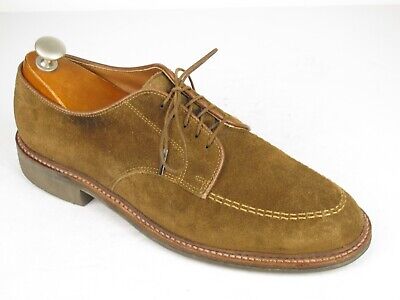 靴 anatomica alden moc toe US7.5 Alden Men's D5602 - Mocc Toe Blucher - Brown Chromexcel