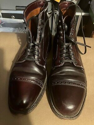 Alden 39628H Color 8 Shell Cordovan Perforated Cap Toe Boot