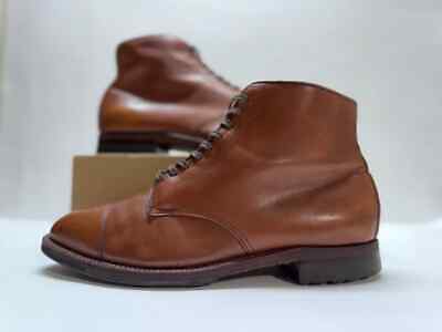 Alden 40721C Dark Tan Calfskin Cap Toe Boot