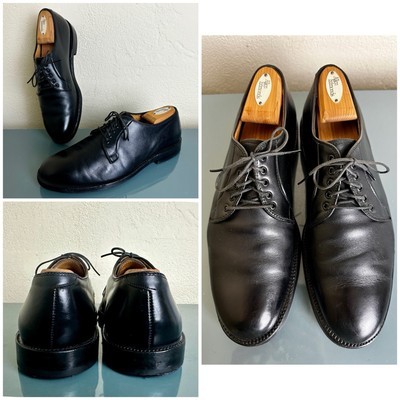 Alden 00069 Black Calfskin Plain Toe Blucher