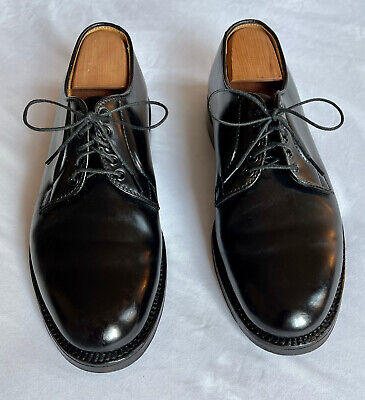 Alden 50036 Black Shell Cordovan Plain Toe Blucher