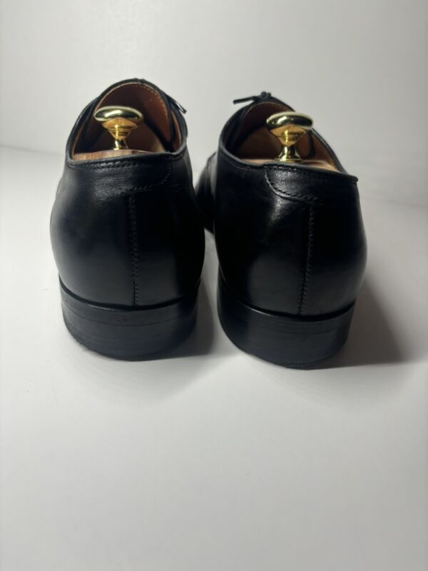 Alden 2817 Black Calfskin Nassau Plain Toe Blucher | Alden