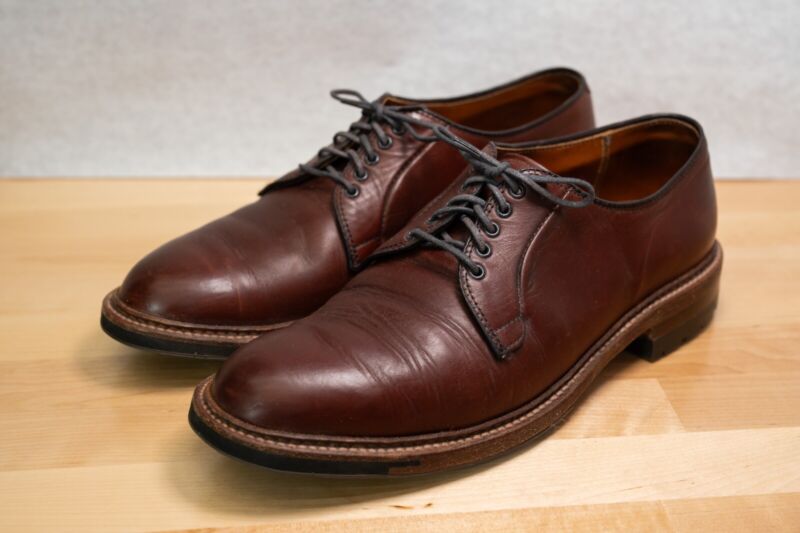 Alden 94320C Brown Chromexcel Plain Toe Blucher | Alden Model Project