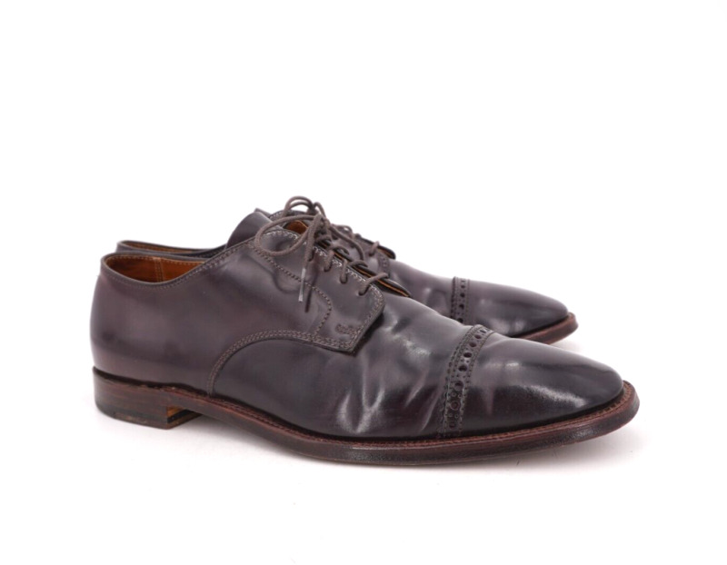 REGAL SHELL CORDOVAN ストレートチップ size251/2 Alden D7507F Color 8 Shell Cordovan Perforated Straight Tip