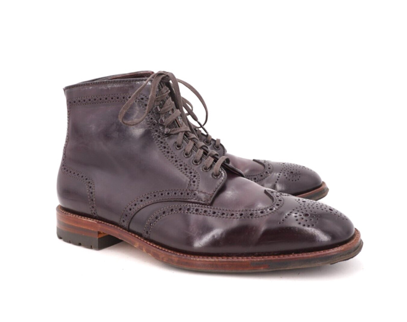 Alden 44501HC Color 8 Shell Cordovan Wing Tip Boot | Alden