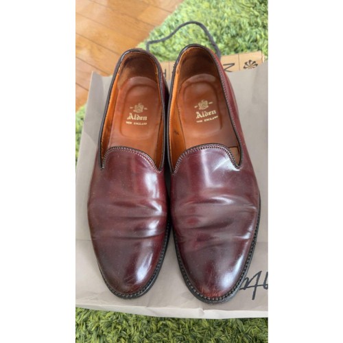 Alden 3606 Color 8 Shell Cordovan Slip-On Loafer | Alden