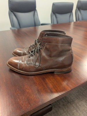 Alden 3912 Dark Brown Calfskin Cap Toe Boot