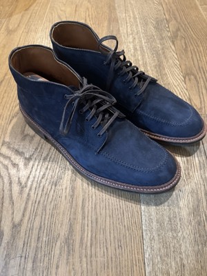 Alden D3910C Navy Nubuck 6 Eyelet Chukka