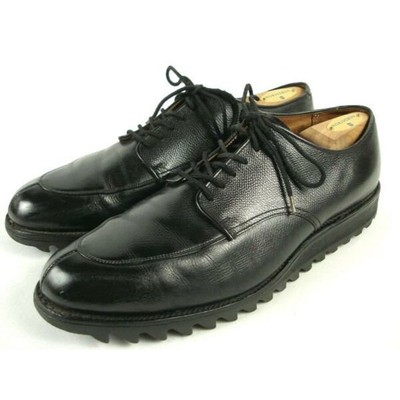 Alden 4004 Black Pebble Grain Split Toe Blucher