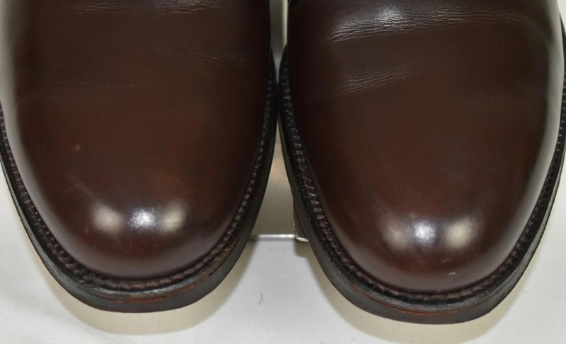 Alden 00070 Brown Calfskin Plain Toe Blucher | Alden Model