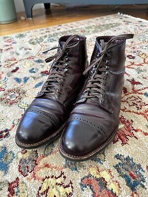 Alden D9831HC Color 8 Shell Cordovan Perforated Cap Toe Boot