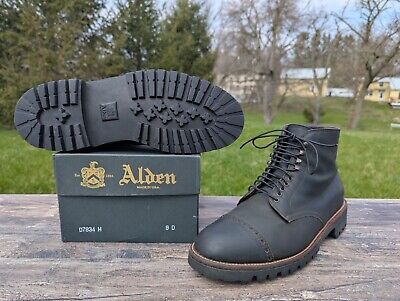 Alden D7834H Earth Chamois Perforated Cap Toe Boot