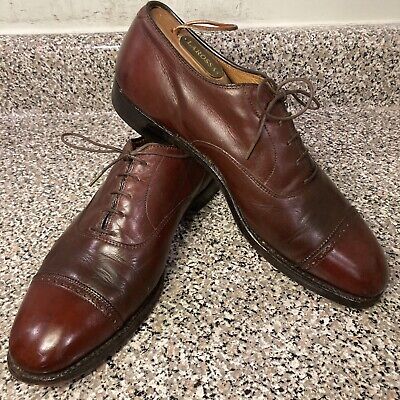 Alden 9158 Brown Calfskin Perforated Straight Tip Bal