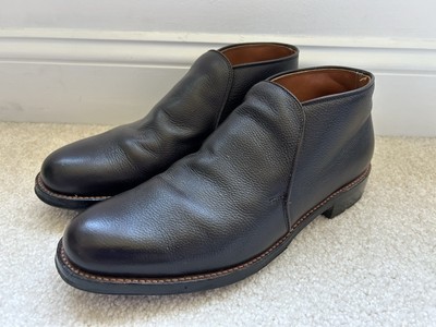 Alden D9710C Dark Brown Regina Grain Chukka Slip-On Boot