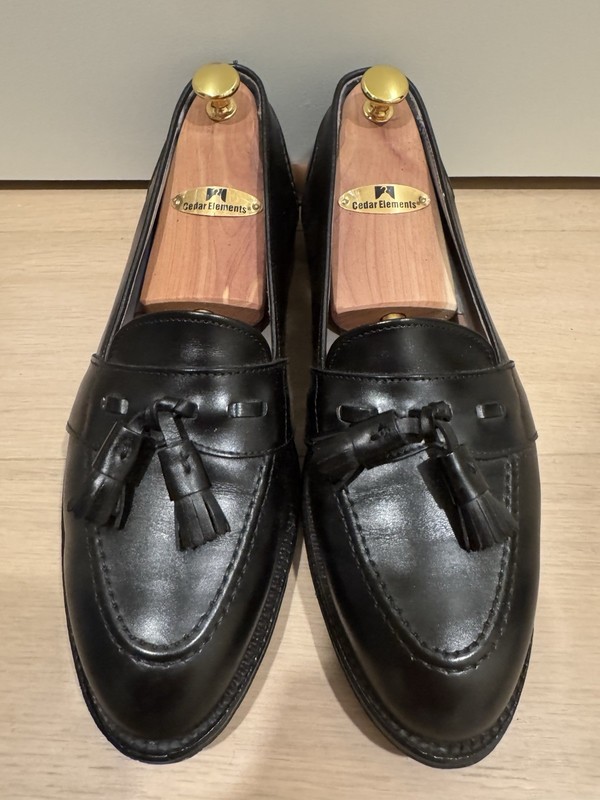 靴 Alden 691 Black Tassel Loafers Alden 691 Black Calfskin Tassel Loafer | Alden Model Project