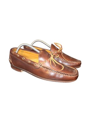 Alden H430 Brown Aniline Camp Mocc Loafer