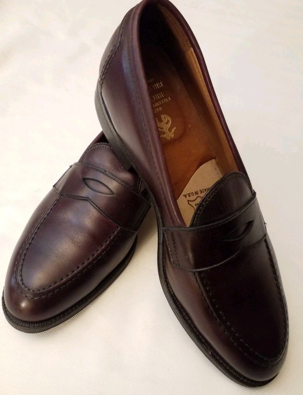 Alden 762 Color 8 Shell Cordovan Full Strap Loafer | Alden