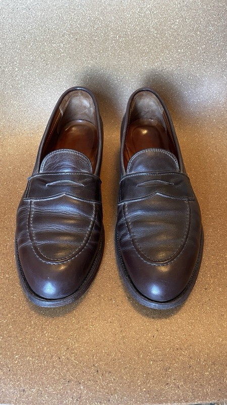 Alden 9694F Dark Brown Calfskin LHS / Penny Loafer | Alden