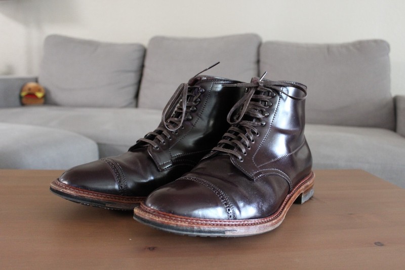 Alden D6861HC Color 8 Shell Cordovan Perforated Cap Toe Boot