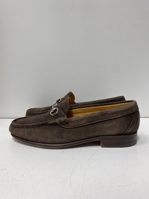 Alden H4685 Brown Suede Horse Bit Loafer