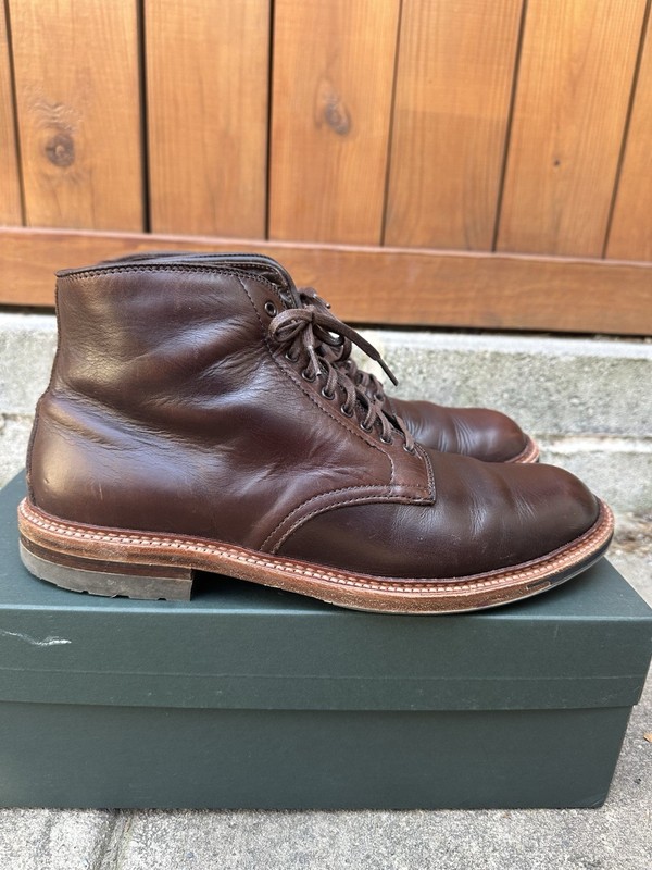 Alden D7824C Brown Chromexcel Plain Toe Boot | Alden Model Project