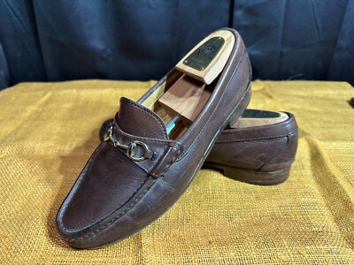 Alden H466 Dark Brown Calfskin Horse Bit Loafer