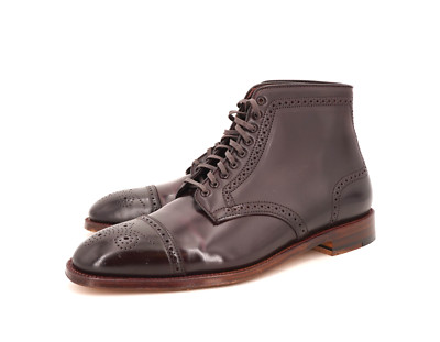 Alden 3938 Color 8 Shell Cordovan Medallion Cap Toe Boot