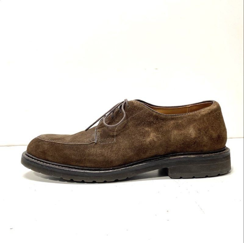【美品】ALDEN 911 7.1/2D Alden 7119S Dark Brown Suede Split Toe Blucher | Alden Model