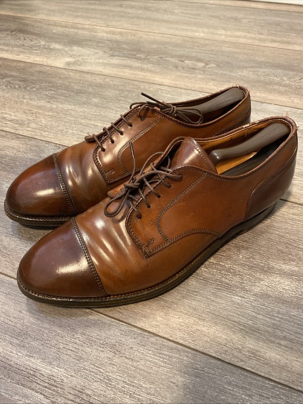 【美品】Alden Whiskey Cordovan NST #2212 Alden 2212 Whiskey Shell Cordovan Norwegian Front Blucher